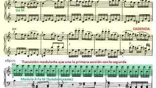 Mozart Sonata para piano nº 7 Kv 309 IVRondó Análisis Musical Rondó Sonata [upl. by Ramak]