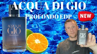 New ACQUA DI GIO PROFONDO EDP [upl. by Keegan]