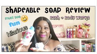 SHAPEABLE SOAP REVIEW  BATH AND BODY WORKS [upl. by Mylo]