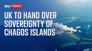 UK to hand over sovereignty of Chagos Islands to Mauritius after decadeslong dispute [upl. by Nylrahs]