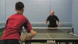 How to Play a Table Tennis Backhand Drive  Stage 2 Speed [upl. by Subocaj]