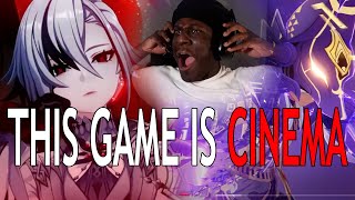 New GENSHIN IMPACT Player Reacts to ALL Character Trailers IM HYPED [upl. by Llerrod]