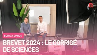 Brevet 2024  le corrigé vidéo de lépreuve de sciences [upl. by Xonel]