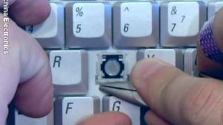 Replacing a Dell Inspiron 1520 or 1525 Keyboard Key Type k26 [upl. by Currie]