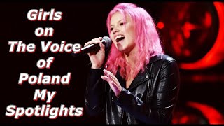 Girls on The Voice of Poland  My Spotlights [upl. by Alyda]