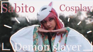 САБИТО КОСПЛЕЙ  клинок  рассекающий демонов  Sabito cosplay  DEMON SLAYER  pt1 [upl. by Ocsicnarf]