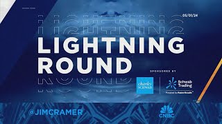 Lightning Round Okta is teriffic says Jim Cramer [upl. by Sik]