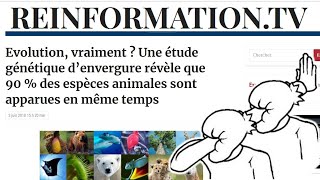 90 des espèces sont apparues en même temps  Débunkage et Pénitence 19 [upl. by Anwad]