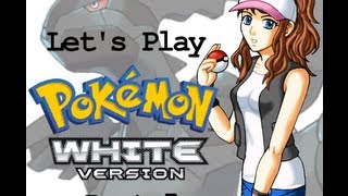 Lets Play Pokémon WhiteBLIND PT5  Would You Like Fries With That Battle [upl. by Uuge]