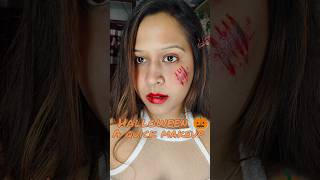 Halloween face Scar hack🎃 halloween makeup shorts [upl. by France456]