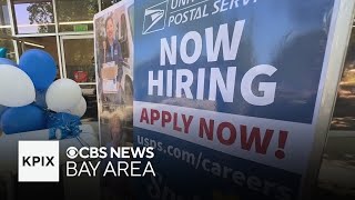 US Postal Service holds job fair to fill hundreds of open positions [upl. by Rehposirhc]