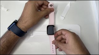 New Apple Watch Series 9  Pink  41mm  Unboxing  ASMR  First Look [upl. by Jer]