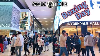 Yorkdale Mall Boxing Day 4K Walk Tour  Torontos Luxury Shopping Centre  2023 [upl. by Coit]