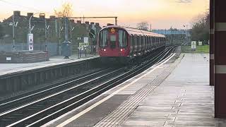 District Line s7 stock departing Becontree [upl. by Eenafets]