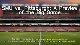 SMU vs Pittsburgh A Preview of the Big Game [upl. by Ethelda]