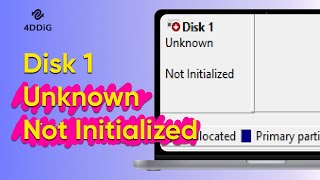 Disk 1 Unknown Not Initialized  How To Fix Disk 1 Unknown Not Initialized Issue Windows 11108 [upl. by Einned880]