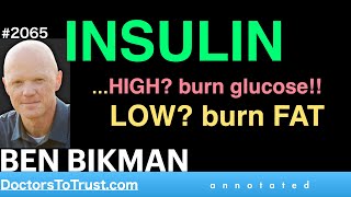 BEN BIKMAN r4  INSULIN …HIGH burn glucose LOW burn FAT [upl. by Oram]