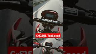 Honda CRF 250L 2024 Topspeed [upl. by Ot]