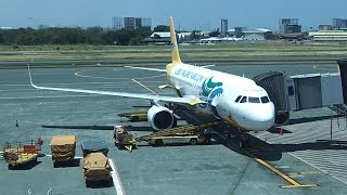 Cebu Pacific Air A320 Manila to Puerto Princesa Palawan Island [upl. by Olivia]