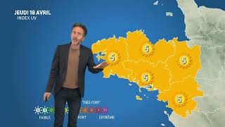 Bulletin météo pour le jeudi 18 avril 2024 [upl. by Morette]