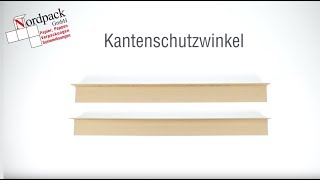 Kantenschutzwinkel aus Wellpappe [upl. by Gensmer]