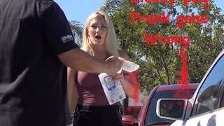 BLOODY TAMPON PRANK GOES WRONG  TIRES SLASHED [upl. by Pizor]