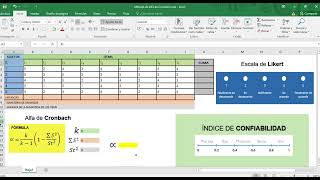 Ejercicio B  Alfa de Cronbach [upl. by Amuh854]