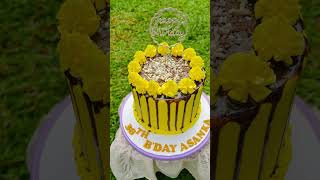 Yellow 💛 cake cakedesign ✅e [upl. by Tortosa448]