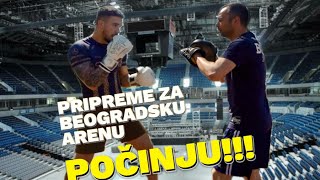 PRIPREME ZA BEOGRADSKU ARENU POČINJU [upl. by Schreiber54]