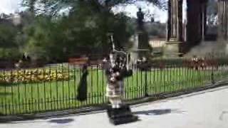 Scotland The Brave in Edinburgh Bagpipes [upl. by Nyrhtak347]