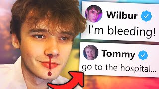 Wilbur Soot Starts BLEEDING While Streaming [upl. by Peppie370]