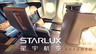 Starlux Airlines A330neo Business Class  Bangkok to Taipei [upl. by Ycnay477]