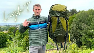 Osprey Atmos AG LT 50 Backpack Review  same comfort but LIGHTER [upl. by Adrienne771]