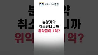 분양계약 철회한다니까 위약금으로 1억을 달라고 위약금 없이 분양계약 취소하는 방법방문판매법청약철회방해 [upl. by Elvira]