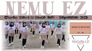 NEMU EZ  Line Dance  Choreo Sierra UDance INA September 2023 [upl. by Saiff]