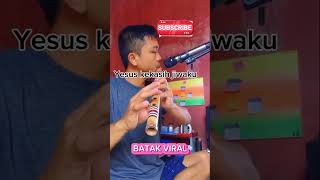 Yesus kekasih Jiwaku dengan music Seruling 🙏🙏🙏 cover musicbatak viralvideo [upl. by Faustine391]