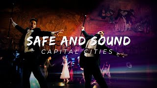 SAFE AND SOUND  Capital Cities backing track Alto Sax Music Sheet [upl. by Ayojal497]