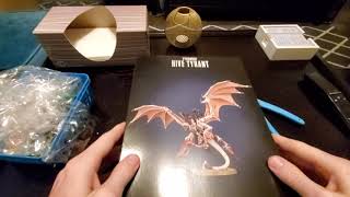 Tyranid Hive TyrantSwarmlord Unboxing [upl. by Mensch54]