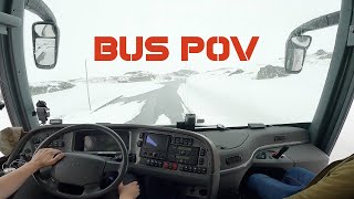 POV bus driving in Norway  Fv 55 Sognefjellet [upl. by Eiryt961]