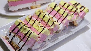 Cassata Ice Cream Recipe  How to make Cassata At Home  In Hindi [upl. by Clorinde358]