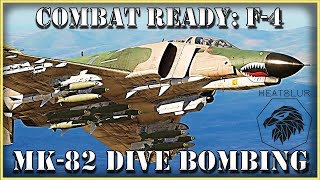 Dive delivery dumb bombing  DCS World F4 Phantom [upl. by Levitan]