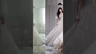 Trending gown latest gown design ideas 👗 trending ytshorts gown song Lovely World [upl. by Mulvihill136]