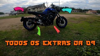 Todos os EXTRAS da minha MT09 ðŸ¤¤ motovlog video bike [upl. by Noam]