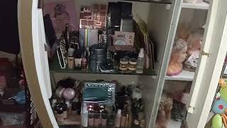 my makeup vanity my all makeup collection [upl. by Daraj]