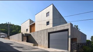 Деревянный дом Йонгинь Южная Корея Wooden house based on a townhouse concept Yongin South Korea [upl. by Ahens552]