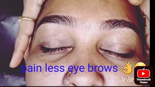 Eye brow shaping using razor👌👌😊😎 [upl. by Arayt]