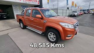 2019 Great Wall Steed NBP 4x2 Orange 5 Speed Manual Dual Cab Utility [upl. by Eldon]