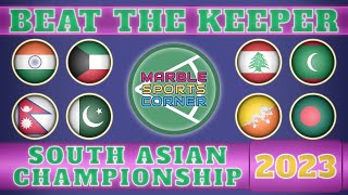 South Asian Championship 2023  Beat The Keeper  Marble Race [upl. by Timus778]