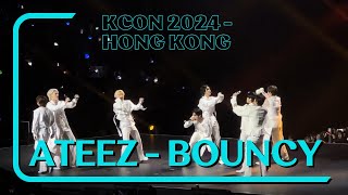 KCON HONG KONG 2024 ATEEZ  BOUNCY [upl. by Eet]