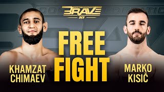 Khamzat Chimaev vs Marko Kisic  FREE FIGHT  BRAVE CF 18 [upl. by Cox]